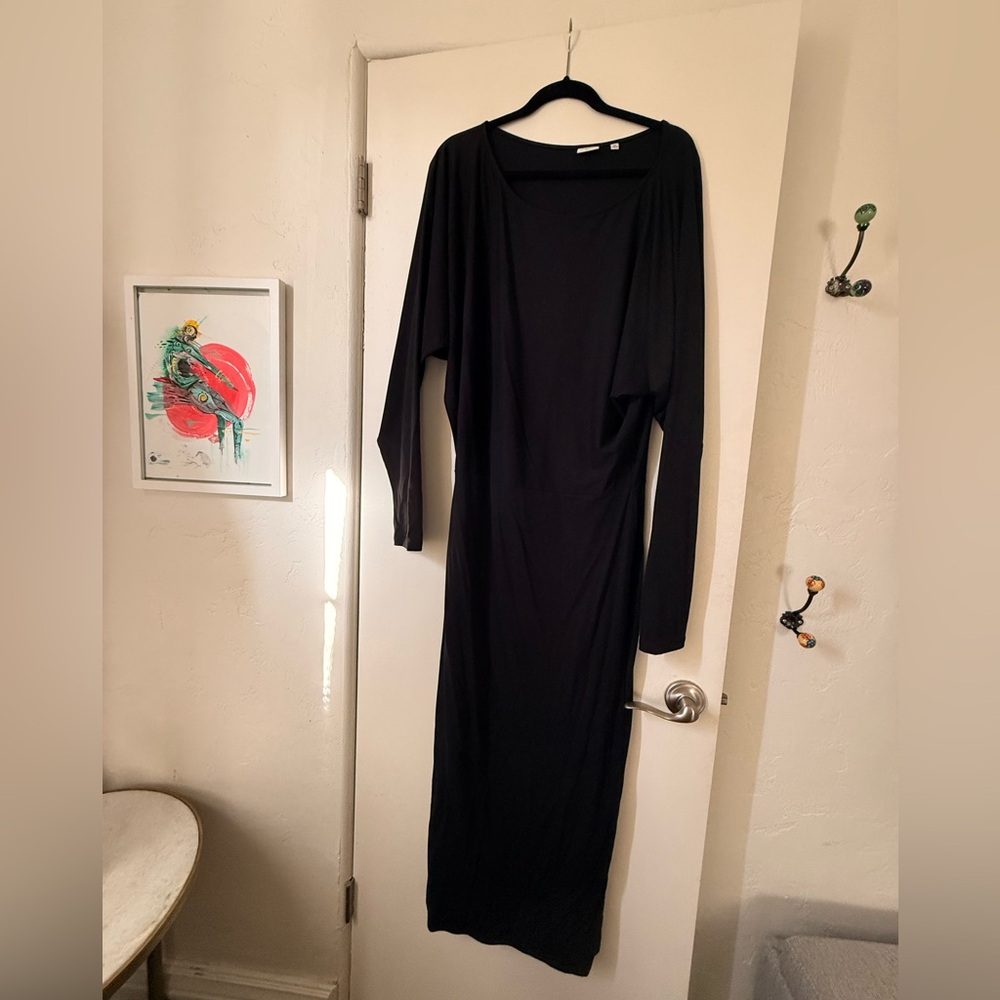 Babaton long sleeve black dress